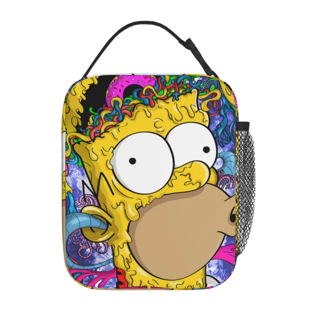 Simpsons Cartoon Insulated Lunch Bag