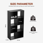 9 Cube Storage Wooden Shelf