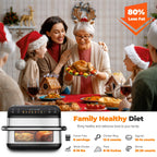 10L Dual-Basket Air Fryer Oven