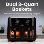 6 Quart Dual Basket Air Fryer