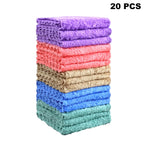 20pcs Solid Color Washcloths
