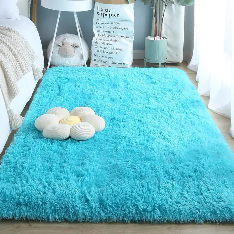 Tie-Dye Plush Carpet