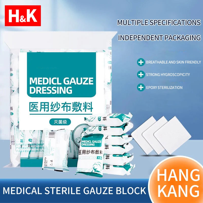 10/400pcs Sterile Medical Gauze