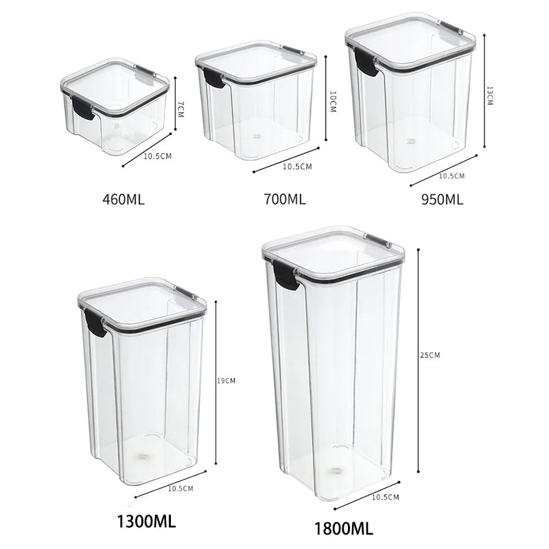 Storage Organizer Jars Set