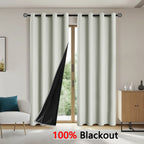 1pc Solid Color Full  Blackout curtains
