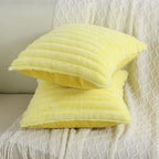 Faux Rabbit Fur Pillow Cover