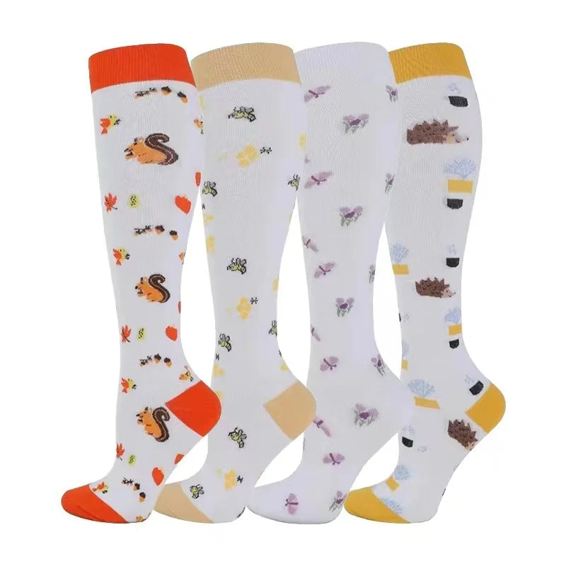 4 Pairs Compression Socks