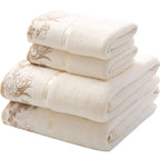 Lace Embroidered Towel Set