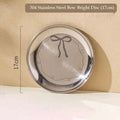 Stainless Steel Plate/ 2pcs