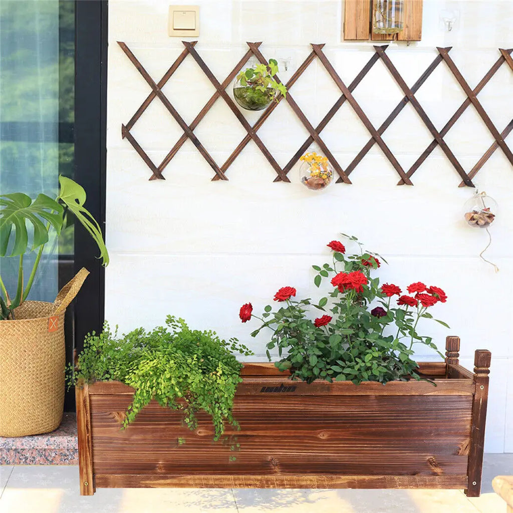 Wood Planter Raised Garden Planter Bed