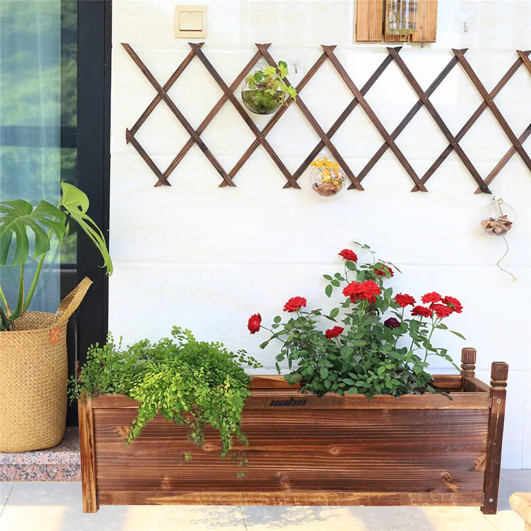 Wood Planter Raised Garden Planter Bed