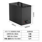 Towel heating cabinet