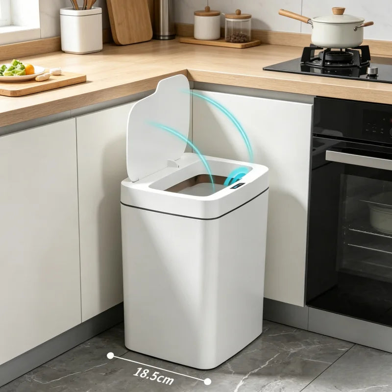 Sensor Trash Can White 15L/ Touchless