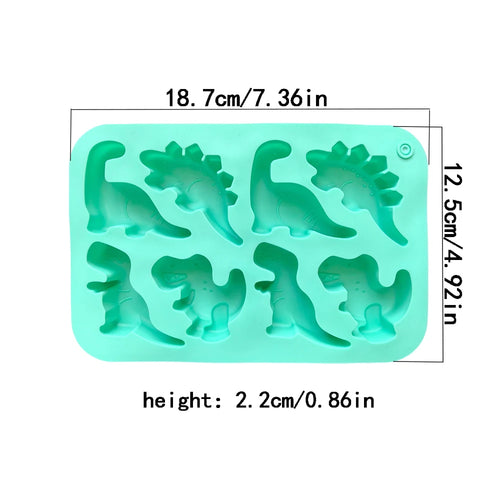 1pc silicone mold,  3D dinosaur shaped