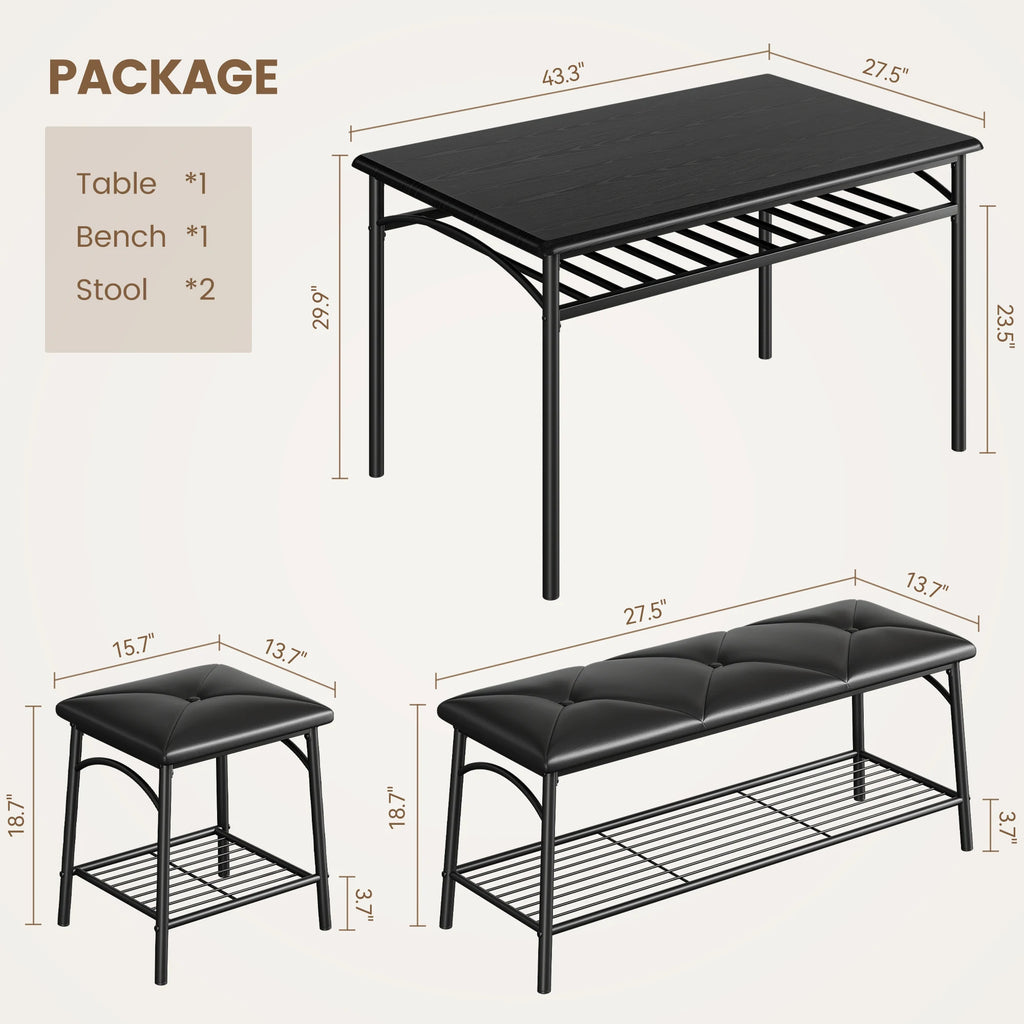 Dining Room Table Set for 4