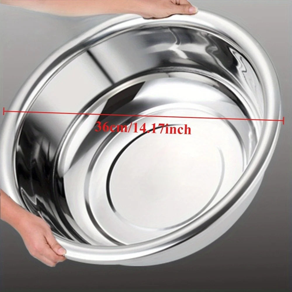 Oversized 36cm Metal Cooking Bowl