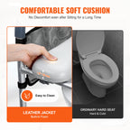 Raised Toilet Seat/ Padded Aluminum Frame