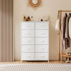 Bedside Table / 10 Fabric Drawers