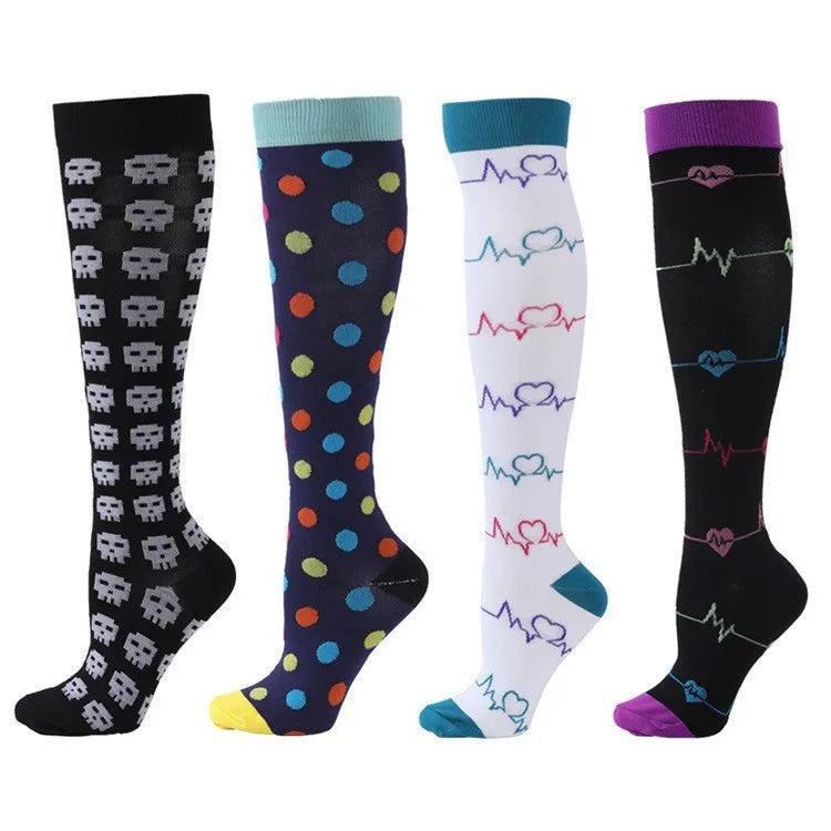 4 Pairs Compression Socks