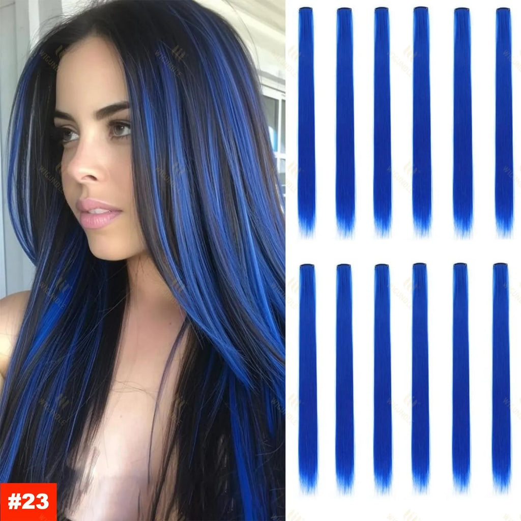 18 Color Clip Style Hair Extensions