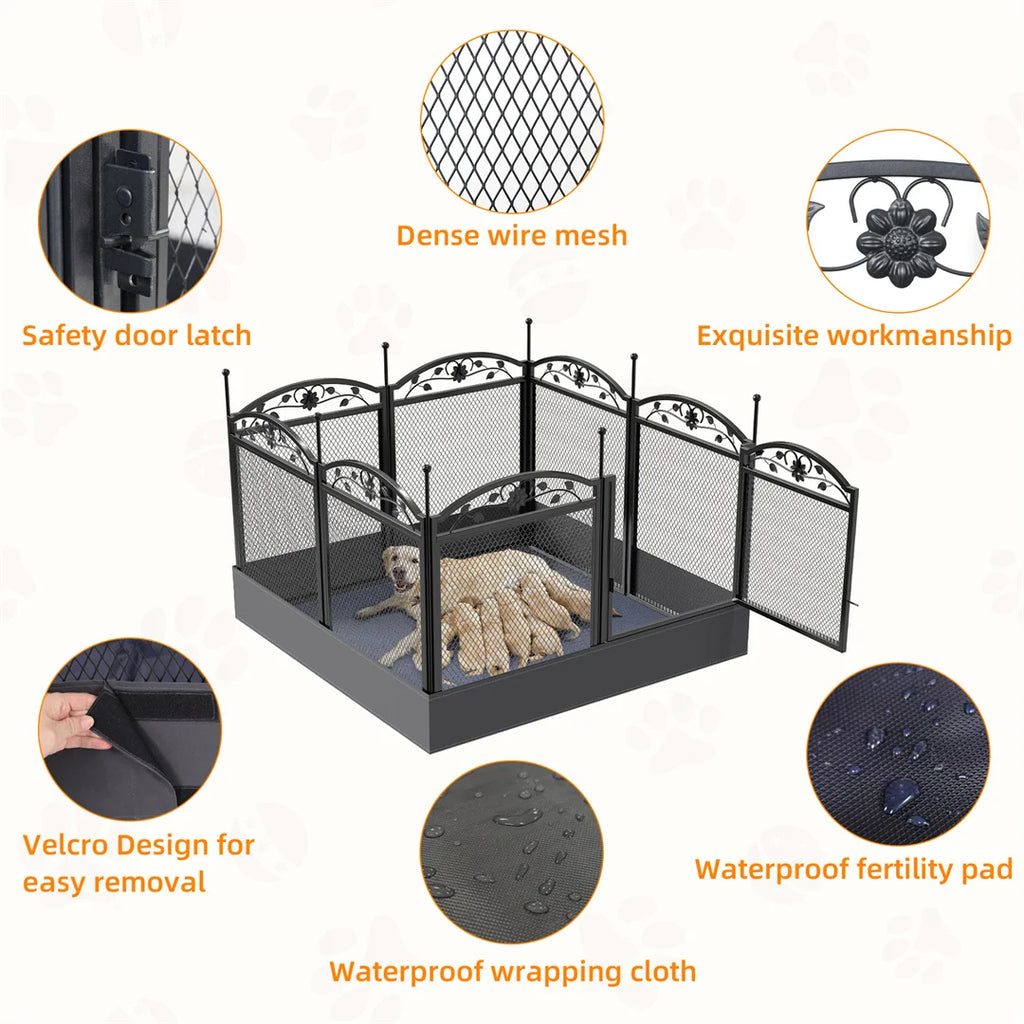 8 Panels Dog Pen