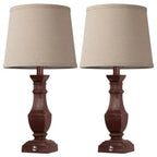 Dimmable( 2) Farmhouse Table Lamps