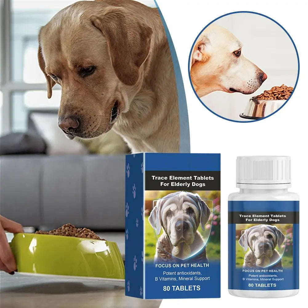 Senior Dog Mineral Supplement Calcium Tablets