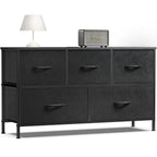 Display Cabinet / 5 Fabric Drawers