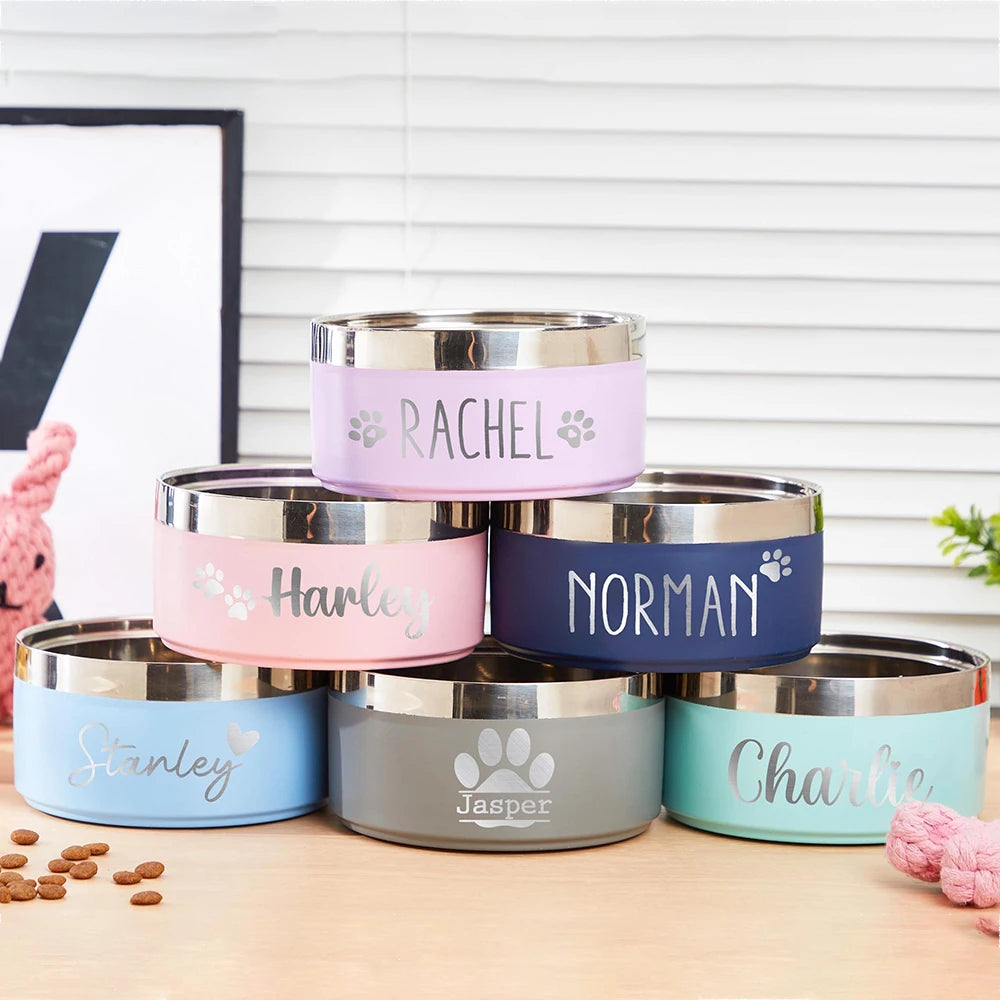 Custom Stainless Steel Bowl , Personalized