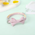 Adjustable Plaid Collar Tie Knot