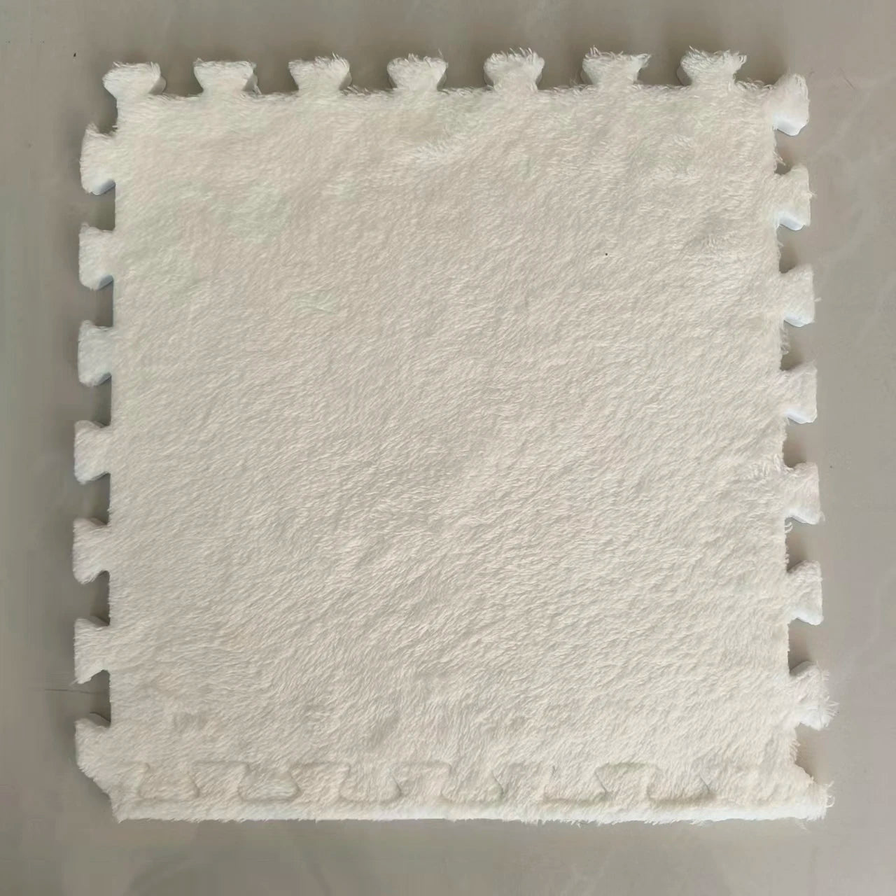 10Pcs Plush Puzzle Mat , 30x30x1CM