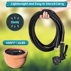 Non-Expandable Garden Water Hose 50/100ft Kink Free