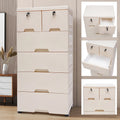 6 Drawers Dresser, Tall, Wood