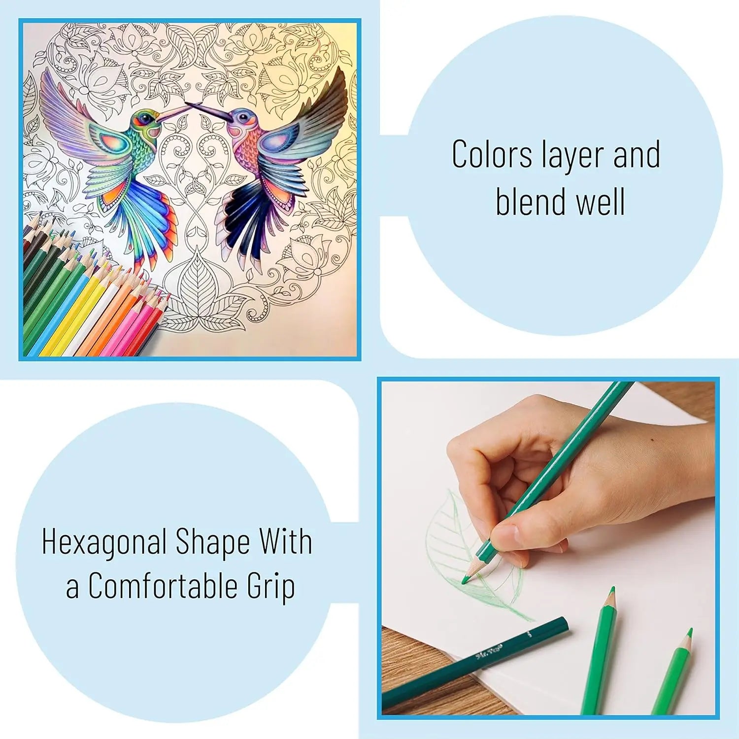 36 Pack Soft Core Colored Pencils