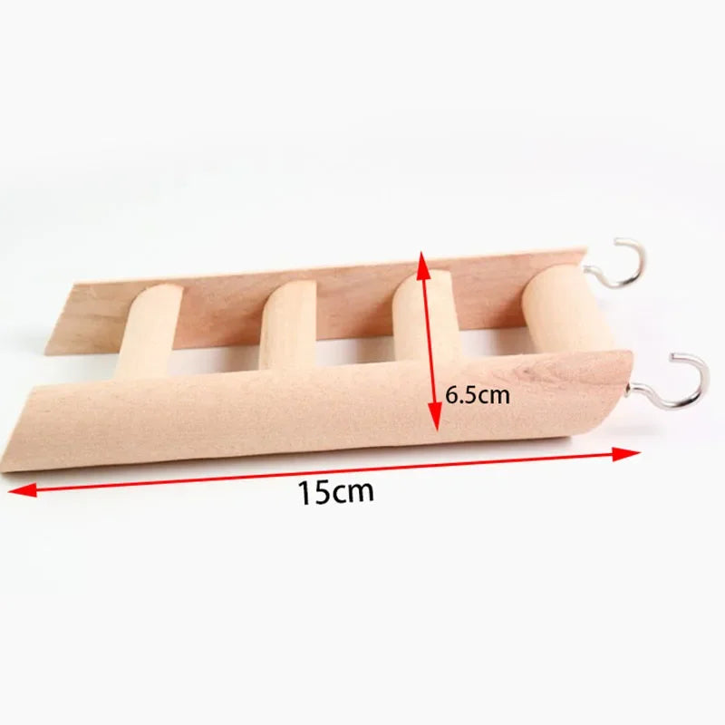 1pc Wooden House Desk Platform Stand