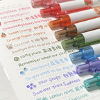 4Pcs Fruit Scent Colored Gel Pens