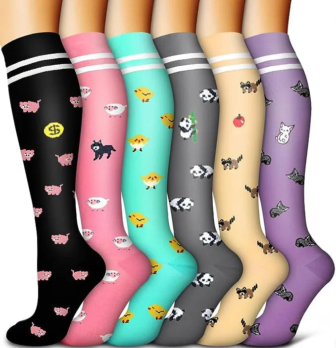 6 pairs of Compression Socks