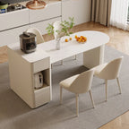 Kitchen Island, Extendable Dining Table