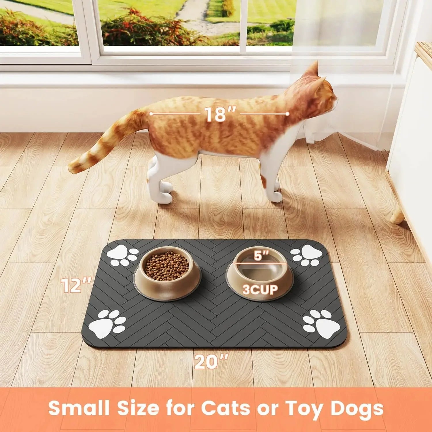 Pet Feeding Placemat , Waterproof