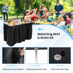 Folding Ice Cooler Table