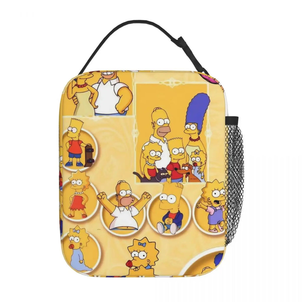 Simpsons Cartoon Insulated Lunch Bag
