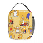 Simpsons Cartoon Insulated Lunch Bag