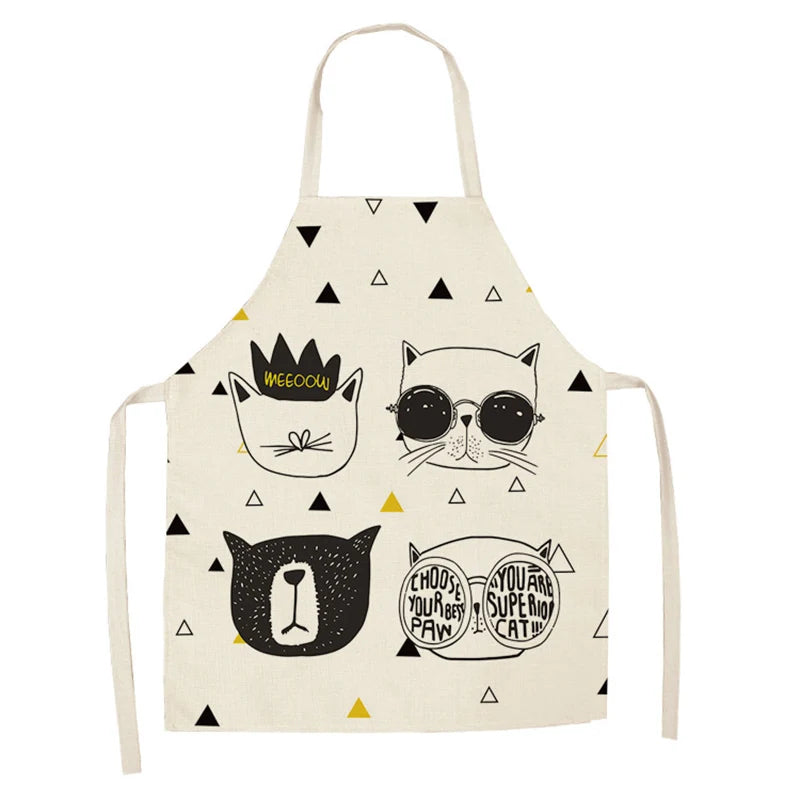Cartoon Animal Pattern Apron