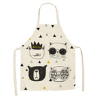 Cartoon Animal Pattern Apron