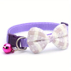 Adjustable Plaid Collar Tie Knot