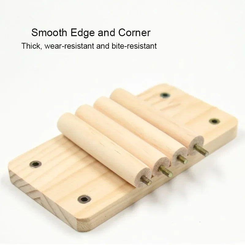 1pc Wooden House Desk Platform Stand