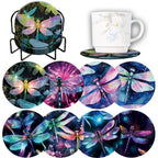 8pcs/Set  Diamond Painting Coasters / Holder