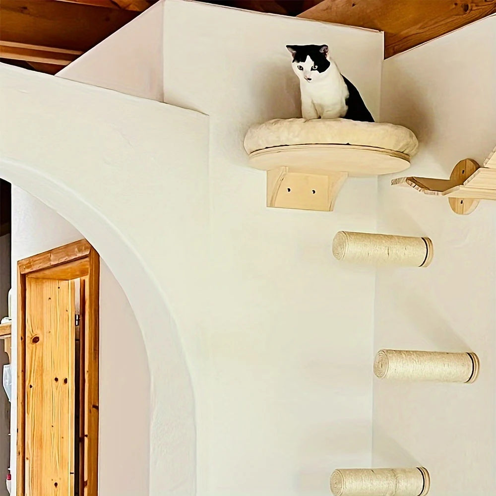 Wall Mounted Ladder /Cat Hammock
