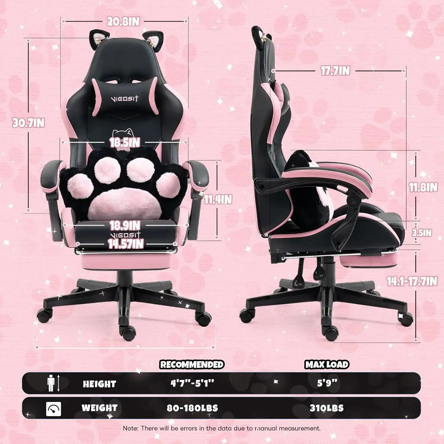 Lumbar Cushion Ergonomic Computer Chair