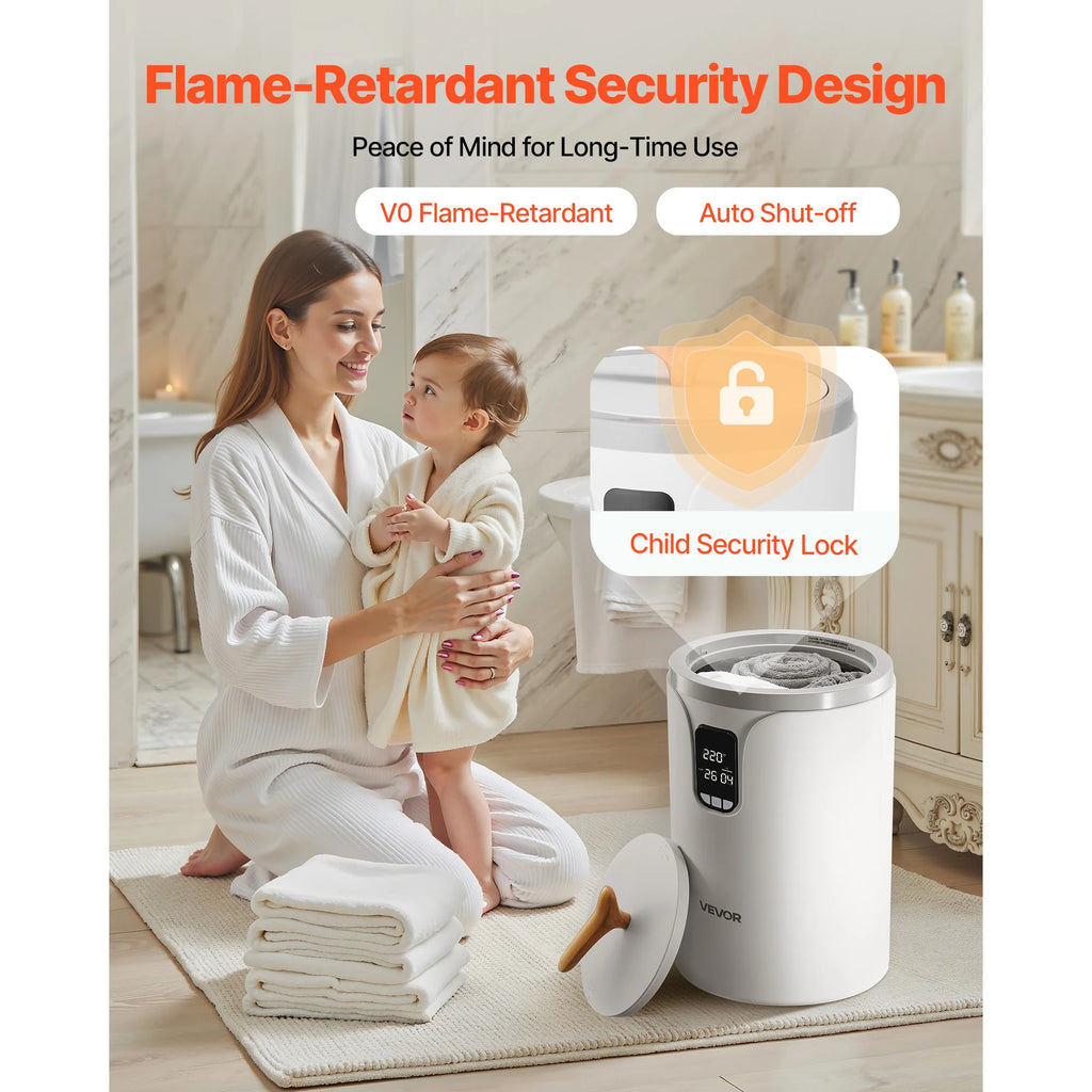 Towel Warmer Bucket with Timer